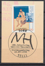 BRD 2012 mit Ersttagssonderstempel