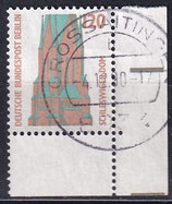 BERL 815 gestempelt mit Eckrand rechts unten