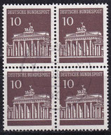 BRD 806 gestempelt Viererblock
