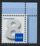 BRD 3188 postfrisch mit Eckrand rechts oben
