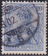 DR 57 gestempelt
