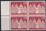 BRD 230 postfrisch Viererblock mit Bogenrand links