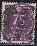 DR 276 gestempelt (geprüft "INFLA")