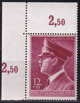 DR 813y postfrisch mit Eckrand links oben