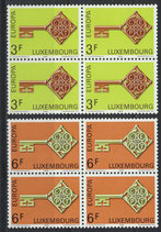 LU 771-772 postfrisch Viererblock
