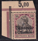 DAPO-MARO 28 postfrisch mit Eckrand links oben
