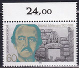 BRD 1480 postfrisch mit Bogenrand oben