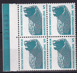 BRD 1448 postfrisch Viererblock mit Bogenrand links (BZN)