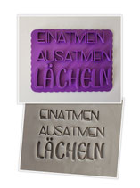 Einatmen ausatmen lächeln