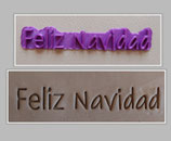 Schriftzug 'Feliz Navidad'