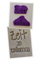 Schriftzug Zeit zu träumen