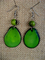 Tagua Slice Earrings