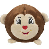 Singe, rond, en peluche, 11cm