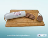 Dog-Coach Houdbare Worst – perfecte trainingssnack om zelf te snijden