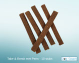 Take & Break met Pens – 10 stuks