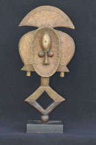 Figure de reliquaire  Africaine  :   Kota / Mahongwe du Gabon