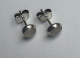 Ohrstecker Bergkristall/ Silber