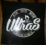 150 Ultras Aufkleber schwarz