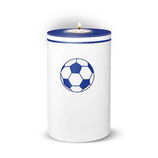 Fussball Mini Memory Urne in deinen Vereinsfarben Zylinderform Keramik Ascheschmuck