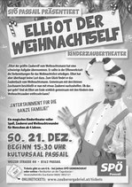 Elliot der Weihnachtself • 21.12.2025 • 15:30 Uhr • Kultursaal Passail (Einlass 15:15 Uhr) • Freie Platzwahl