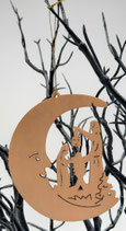 Holzanhänger mit Lasercut