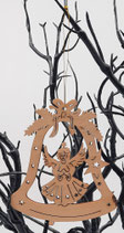 Holzanhänger mit Lasercut