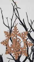 Holzanhänger mit Lasercut