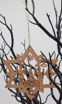 Holzanhänger mit Lasercut