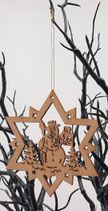 Holzanhänger mit Lasercut