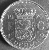 オランダ銀貨　西暦1970年