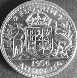オーストリア銀貨　西暦1956年