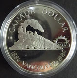 カナダ記念プルーフ銀貨　西暦1986年