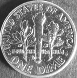 ルーズベルト銀貨　西暦1960年