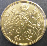 大型50銭黄銅貨(光線入)