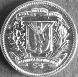 ドミニカ銀貨　西暦1953年