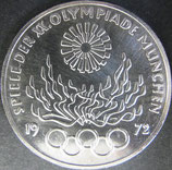 西ドイツ　ミュンヘン五輪記念10マルク銀貨