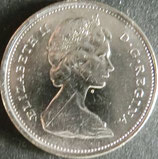 カナダ銀貨西暦1968年