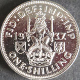 オーストラリア銀貨　西暦1937年