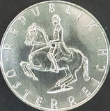 オーストリア銀貨　西暦1967年