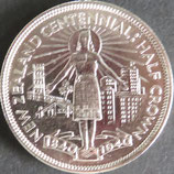 ニュージーランド銀貨　西暦1940年