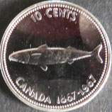 カナダ記念銀貨　西暦1967年