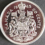 カナダ記念銀貨　西暦1963年