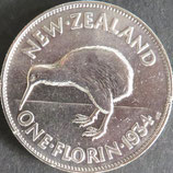 ニュージーランド銀貨　　西暦1934年
