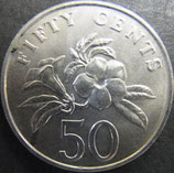 シンガポール　50セント