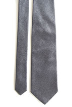 Boss, Hugo Boss 100% zijde stropdas, das, grijs