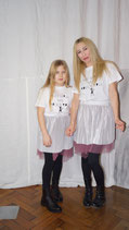 T-Shirt mit Rockgirl Motiv