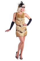 Charlstonkleid gold