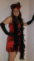 Charlstonkleid thetru rot