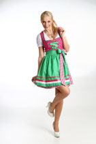Dirndl grün/pink
