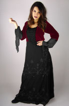 Kleid Carbone schw/rot